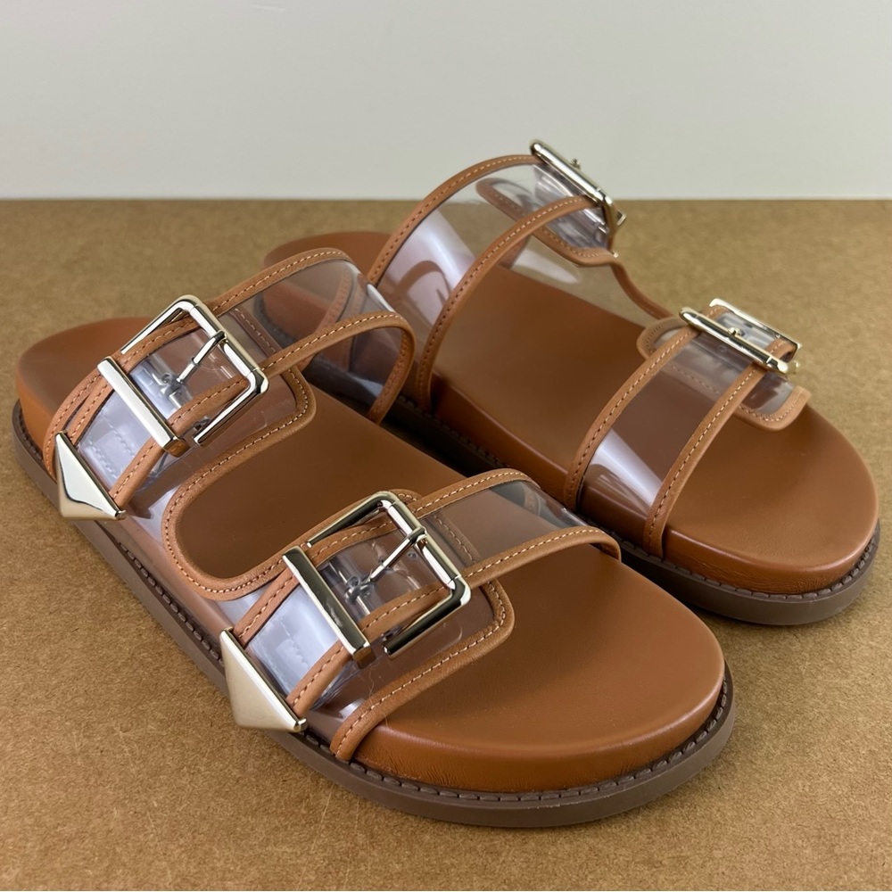 NEW SCHUTZ BROWN SANDALS - Picture 2 of 12